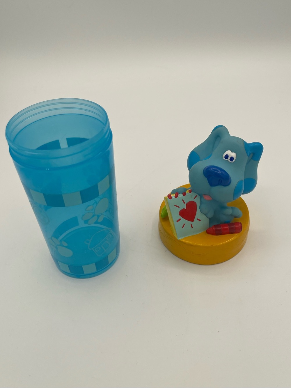 Y2K Vintage Blues Clues Zak Designs Cup Tumbler Water Bottle Nick Jr.